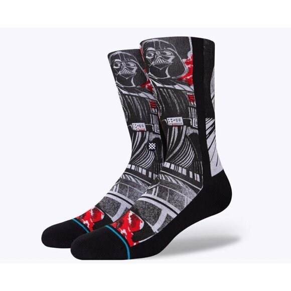 Stance Manga Vader Black MD (US Men's Shoe 6-8.5, Women's Shoe 8-10.5) Star Wars - Picture 1 of 8